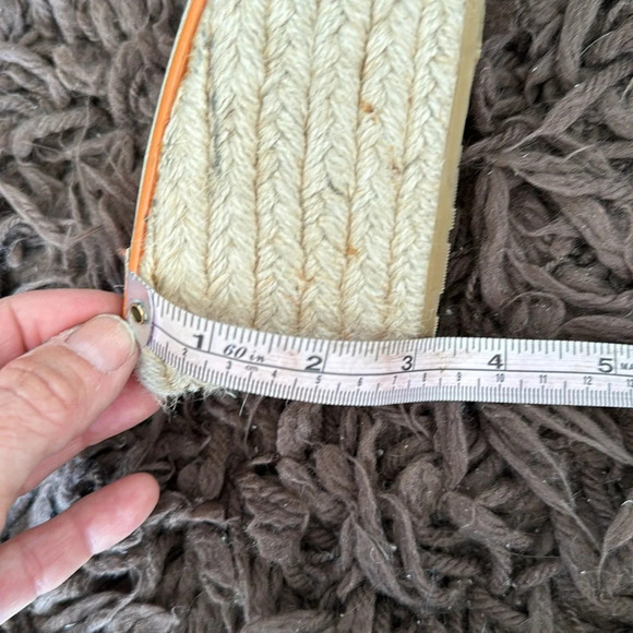 Jimmy Choo Orange Patent Leather Phyllis Platform Wedge Size 41 - Picture 9 of 9